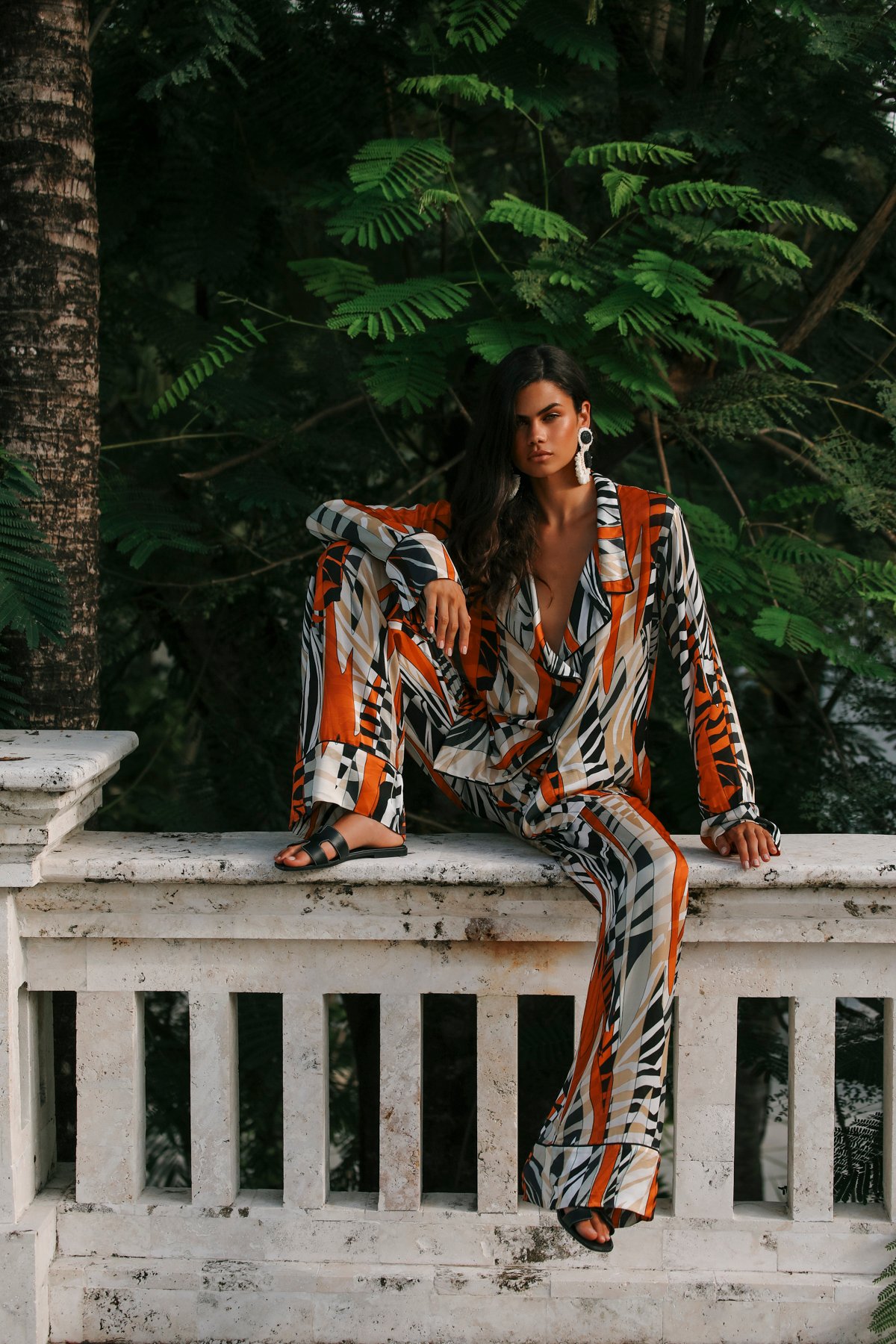 Sauvage İpek Pantolon Takım