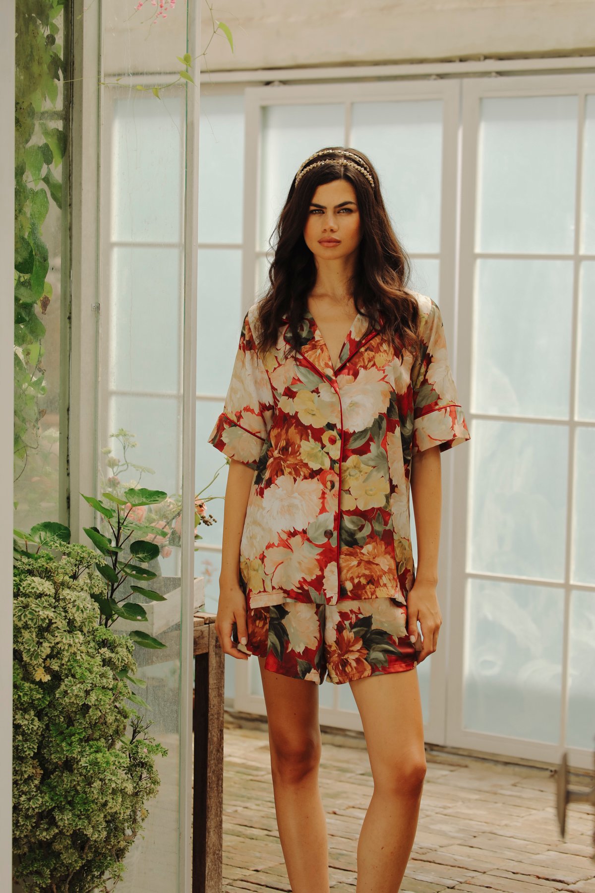 Jardin Secret Kısa Kollu Gömlek Üst