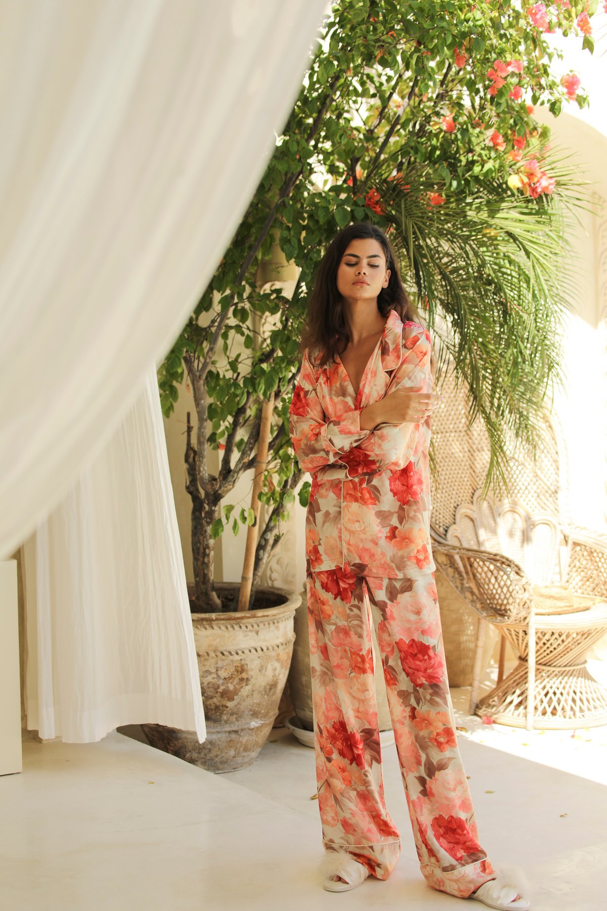 Nuit Florale Pantolon Takım