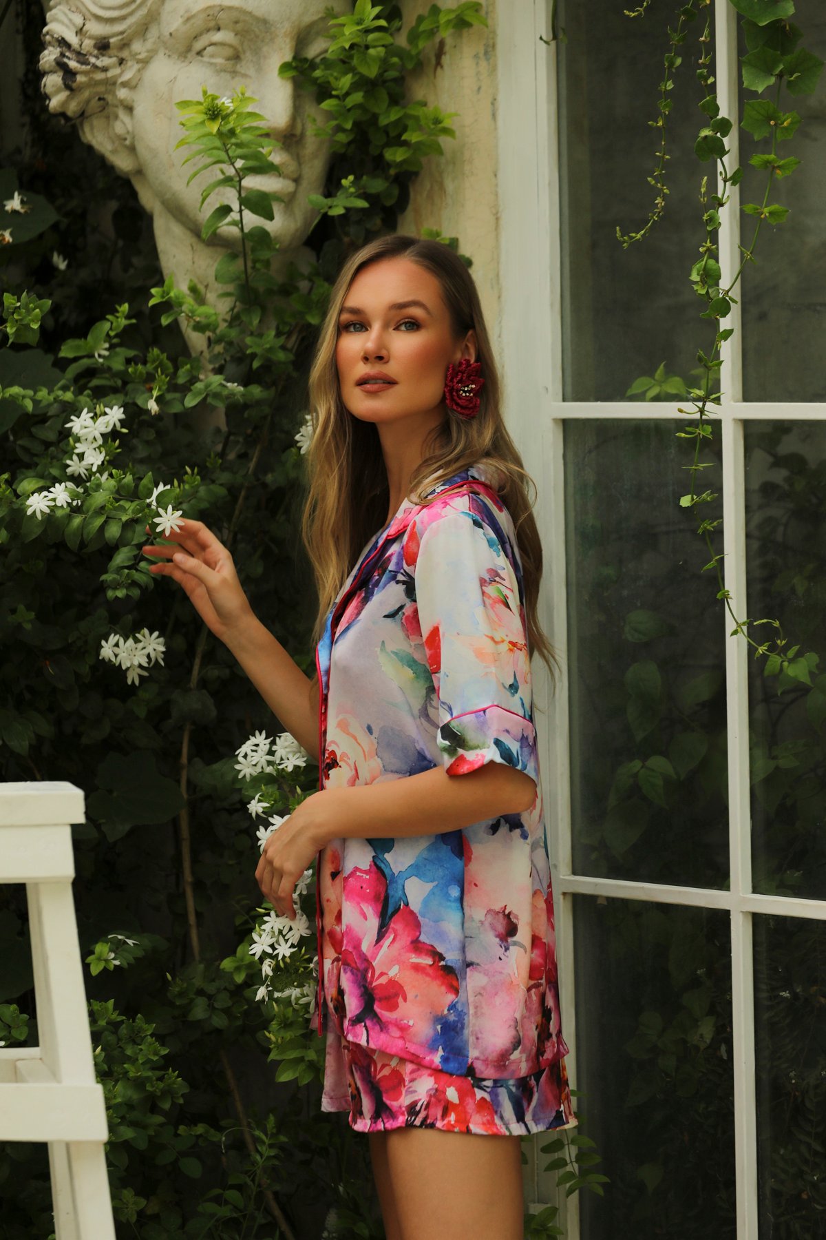 Rosalie Kısa Kollu Gömlek Üst - Görsel 7