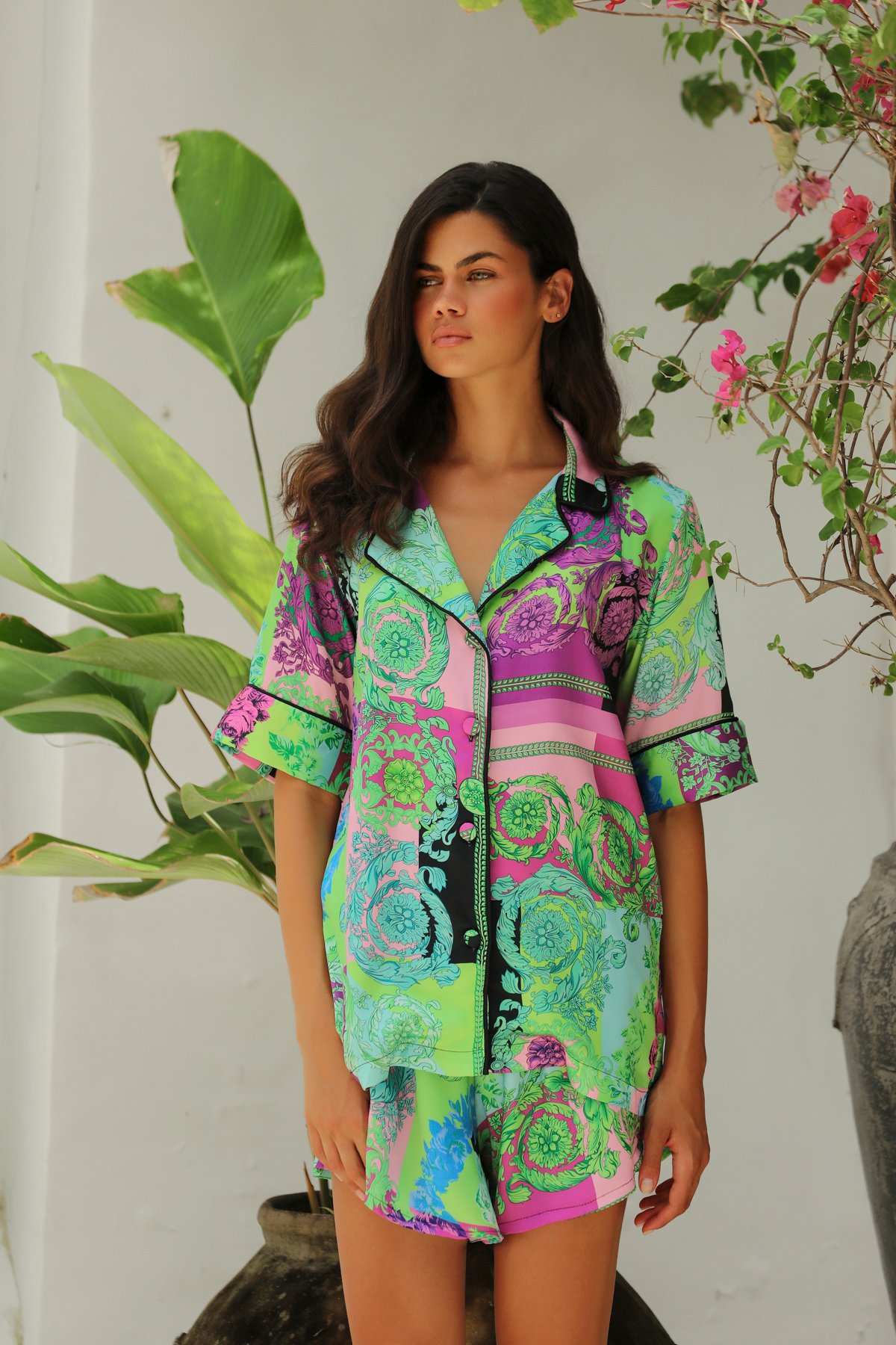 Anais Kısa Kollu Gömlek Üst - Görsel 4