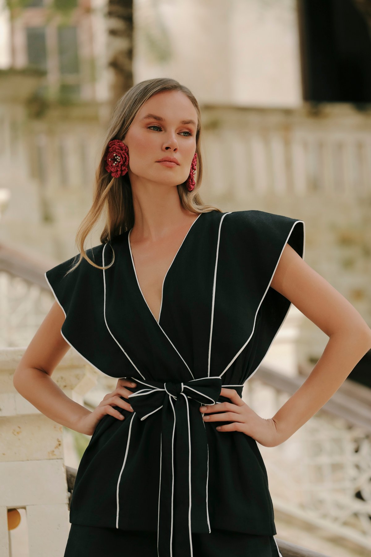 Aulia Noir Şort Takım - Görsel 6