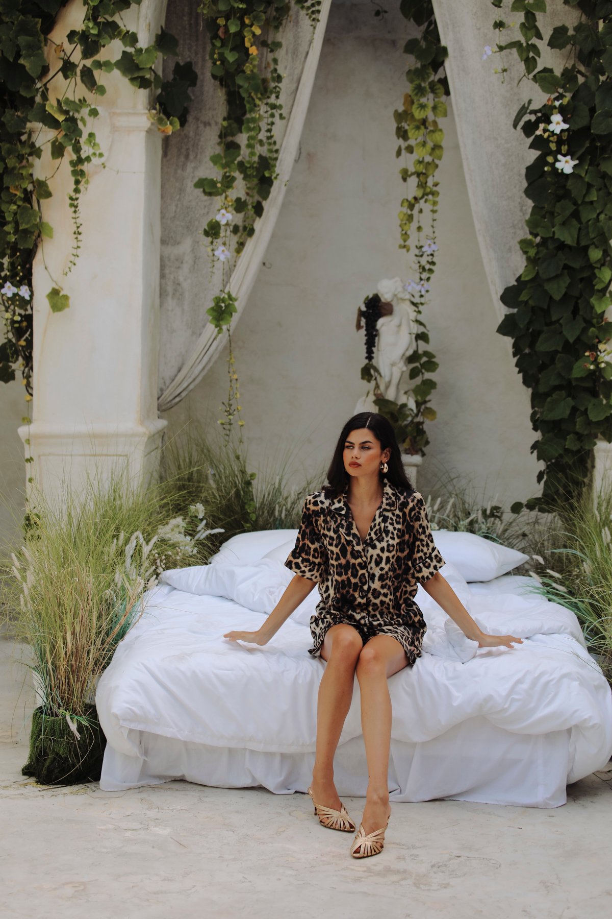 Leopard Şort Takım - Görsel 5