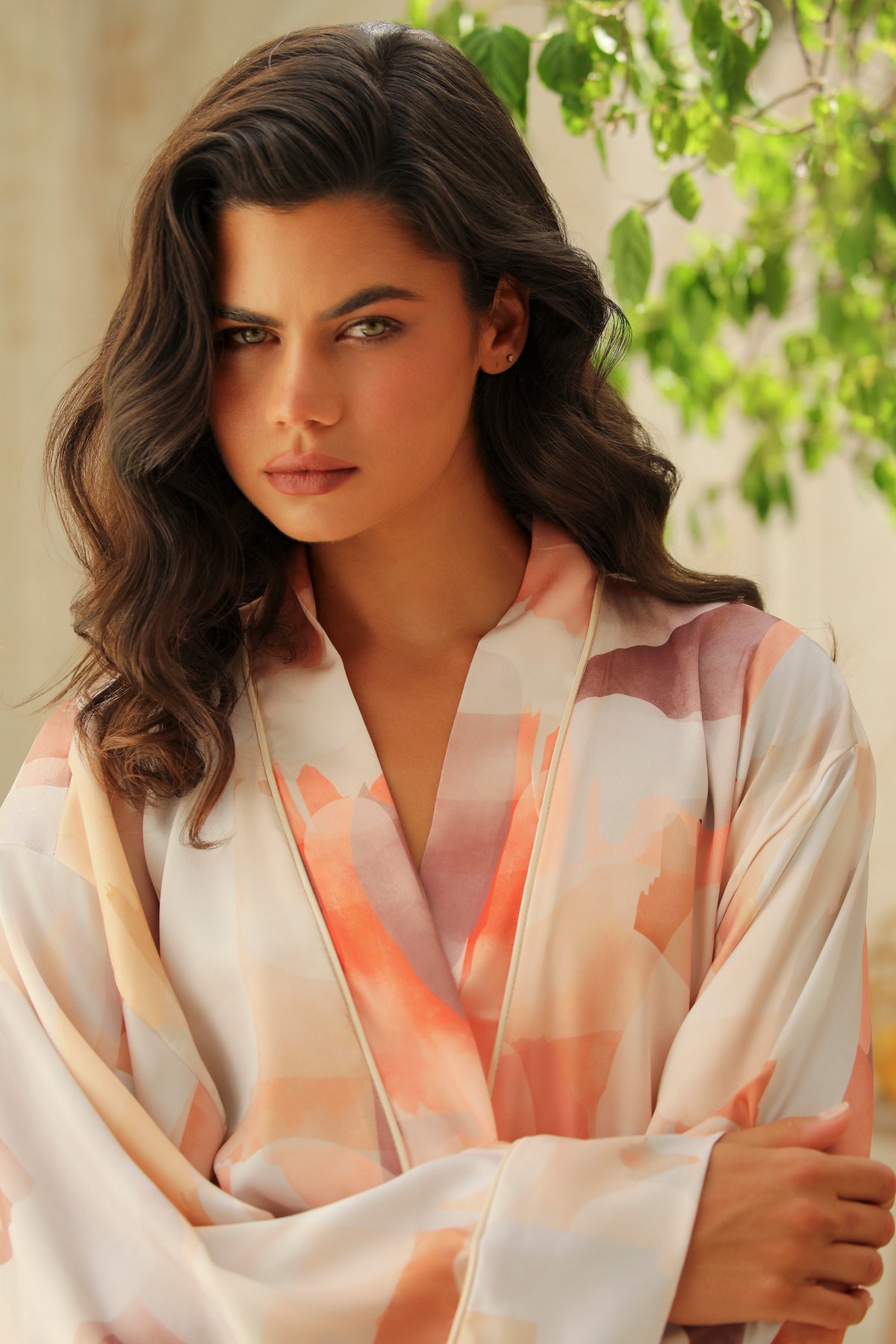 Lumiere Uzun Kimono Sabahlık - Görsel 8