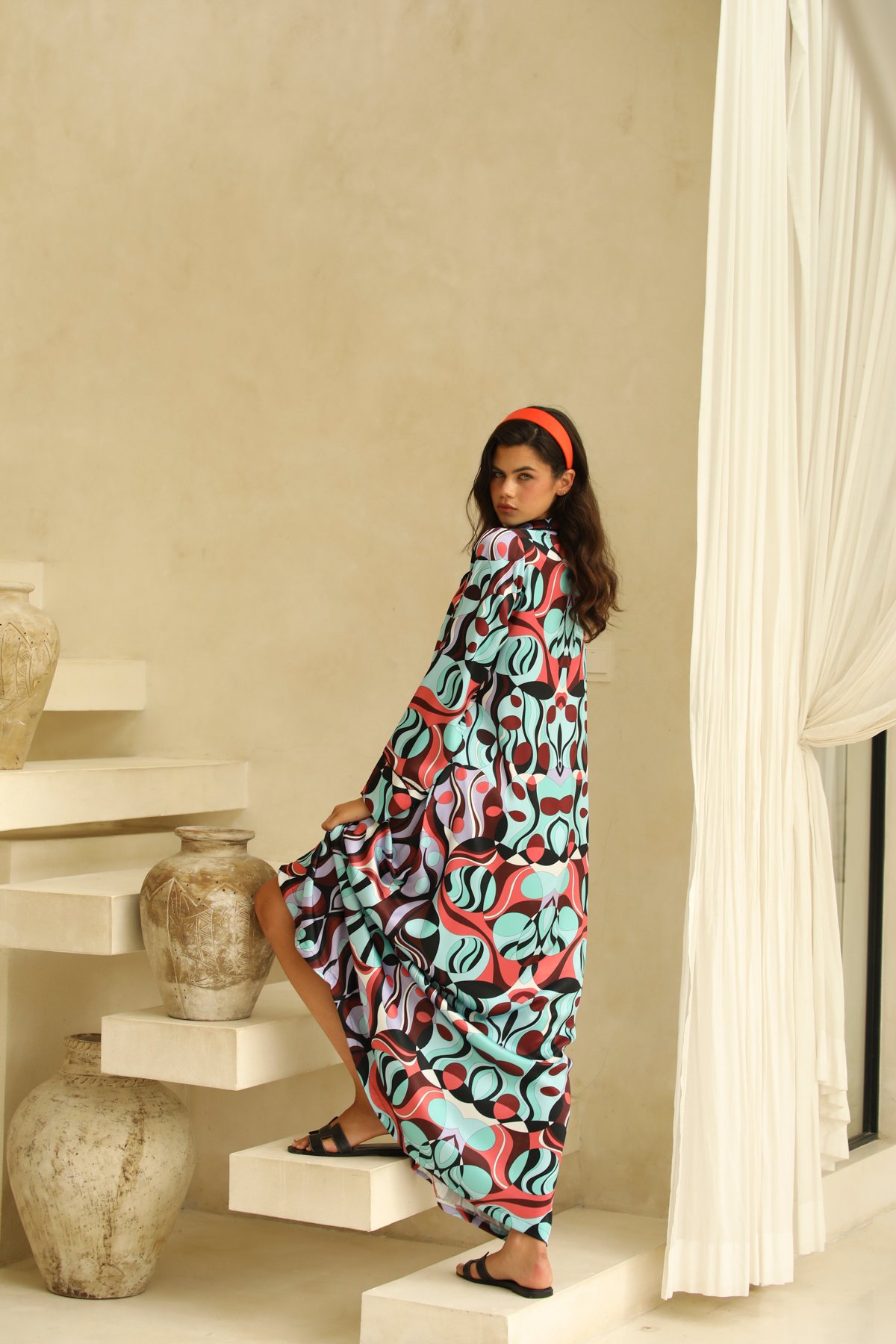 Vivienne Uzun Elbise - Görsel 8